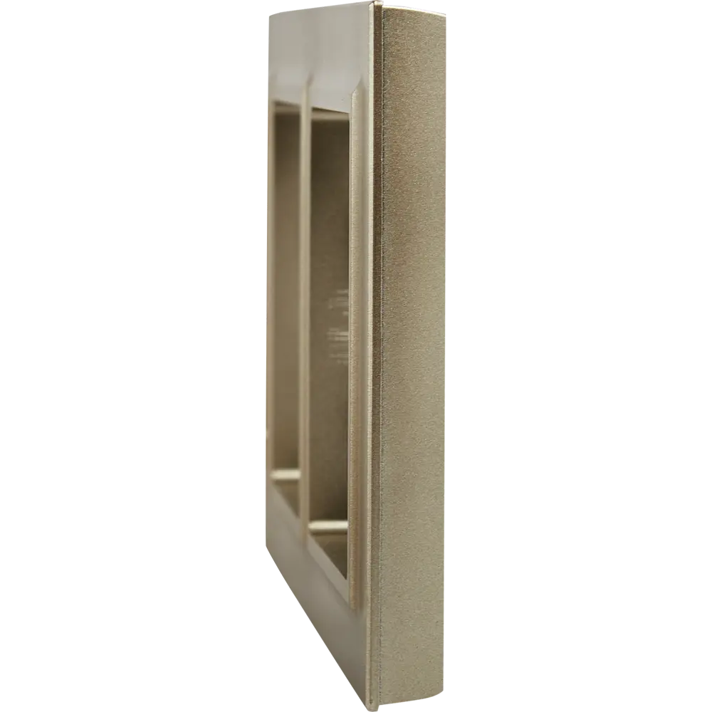 Рамка для розеток и выключателей IEK Brite 2 поста пластик цвет шампань STLM-2068666 - Вид №1