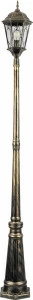 Уличный светильник парковый 223х24х24 см черное золото "Рим" 11324 FERON ПОД СТАРИНУ, ФОНАРЬ 00-3955903 Золото;черный