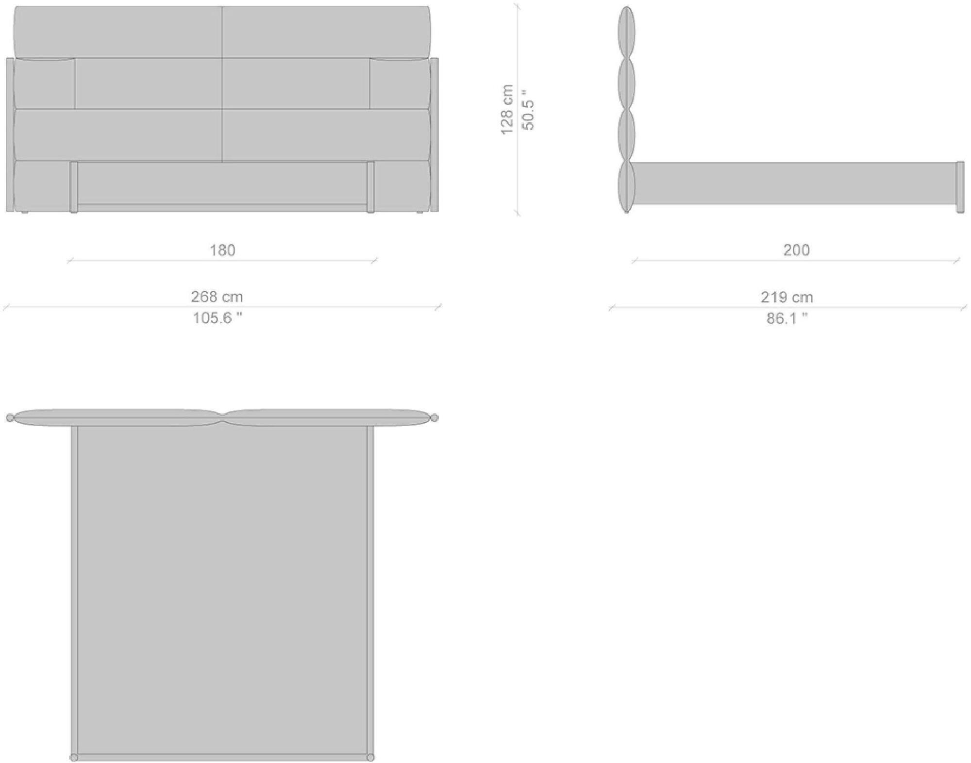 Cassina Кровать с мягким изголовьем Bio-mbo sun-id-1462838 - Вид №19