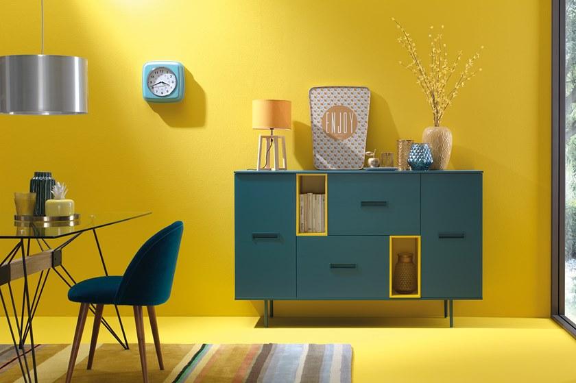 Moretti Compact Лакированный буфет с распашными дверцами и ящиками sun-id-1449205 - Вид №1