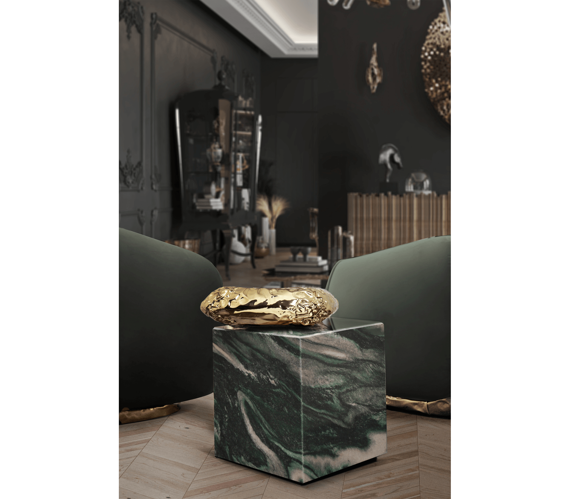 0-165 Стоунхендж Лапония зеленый столик Boca Do Lobo  - Вид №7