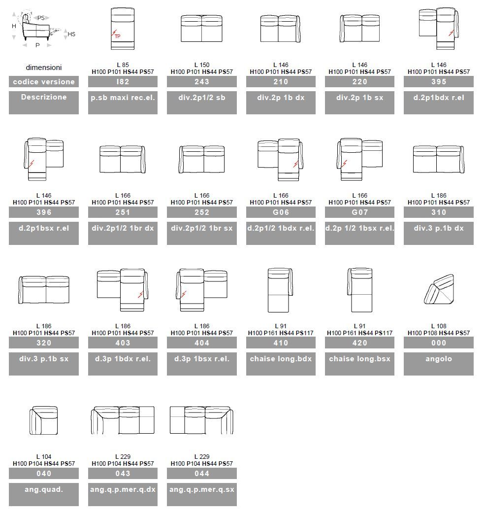 Кожаный угловой модульный диван Calia Italia премиум ARCH-00117792 - Вид №3