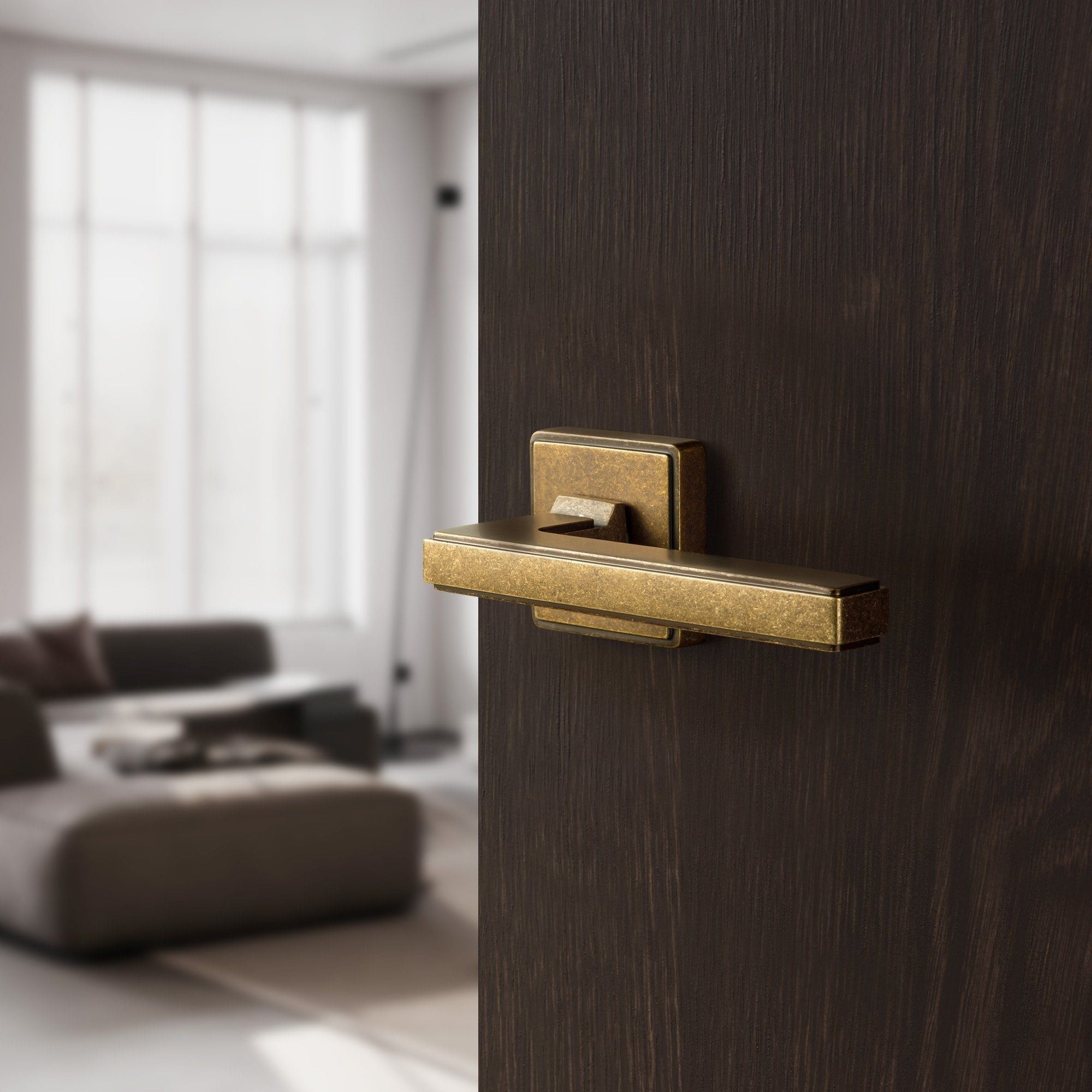 Металлическая ручка на розетке LUSSO Суррей ARCH-00049797 - Вид №1