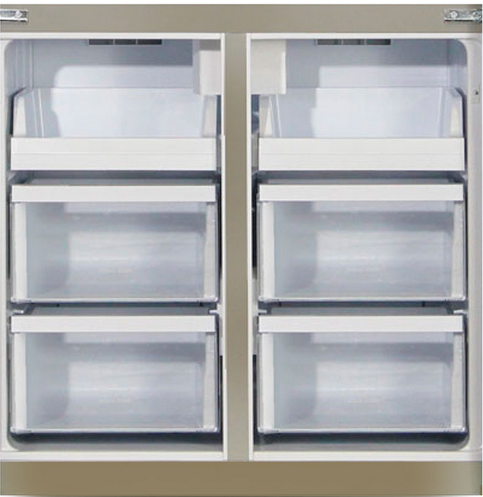 8146597 Холодильник многодверный   GiNZZU NFK-575 золотистый STDN-0065950 - Вид №4