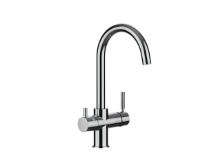 Однорычажный смеситель для кухни с поворотным изливом