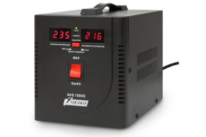 15228626 Стабилизатор напряжения AVS 1500 D Black 6028663 Powerman