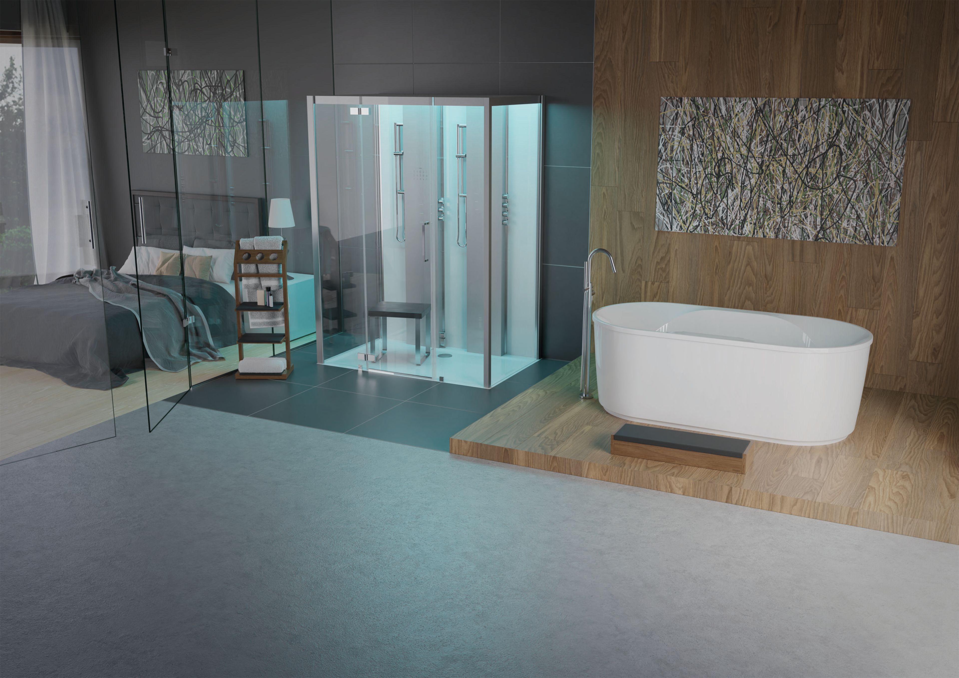 Акриловая овальная центральная ванна HOESCH Spectra ARCH-00017939 - Вид №1