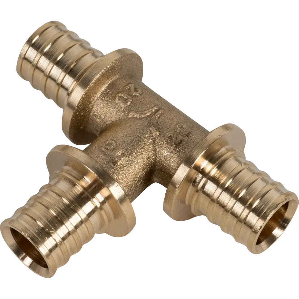 Аксиальный тройник PRO AQUA 20×20×20 мм для систем отопления 82148968 STLM-0020397