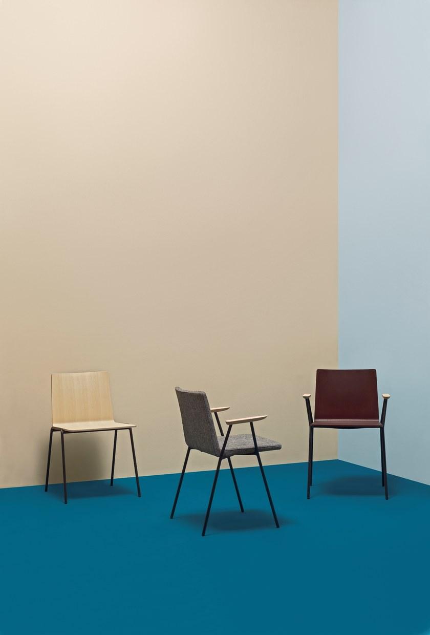 Pedrali Барный стул на санках с подставкой для ног Osaka metal 5717 - Вид №5