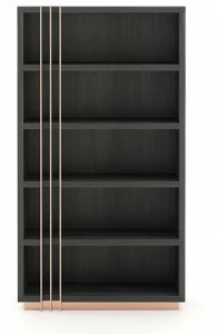 Laskasas Открытый деревянный книжный шкаф D'arc