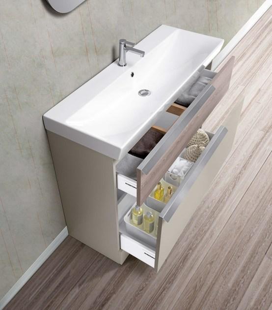 Mobiltesino Отдельная лакированная тумба под умывальник с зеркалом Fly sun-id-1453977 - Вид №1