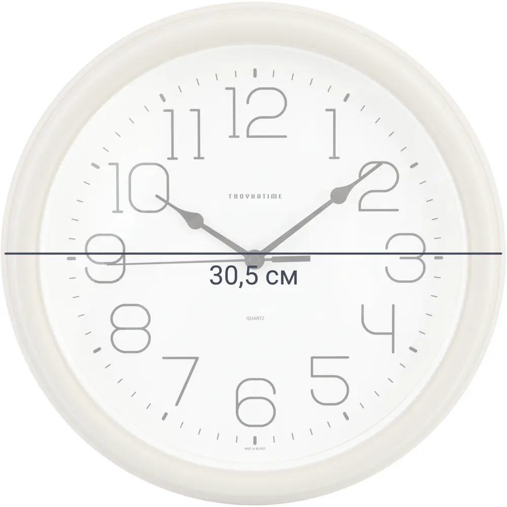 Часы настенные «Элеганс» Ø30.5 см TROYKATIME STLM-2097115 - Вид №1