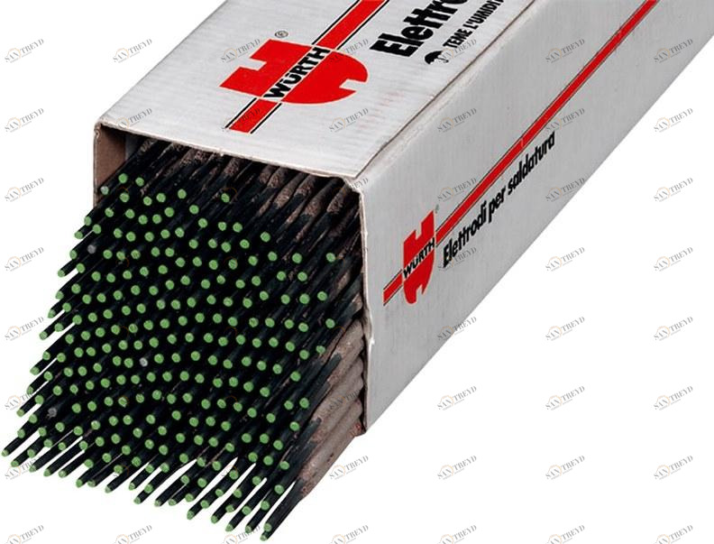 Würth Рутиловый сварочный электрод с зеленым наконечником Elettrodi a barra sun-id-1388377
