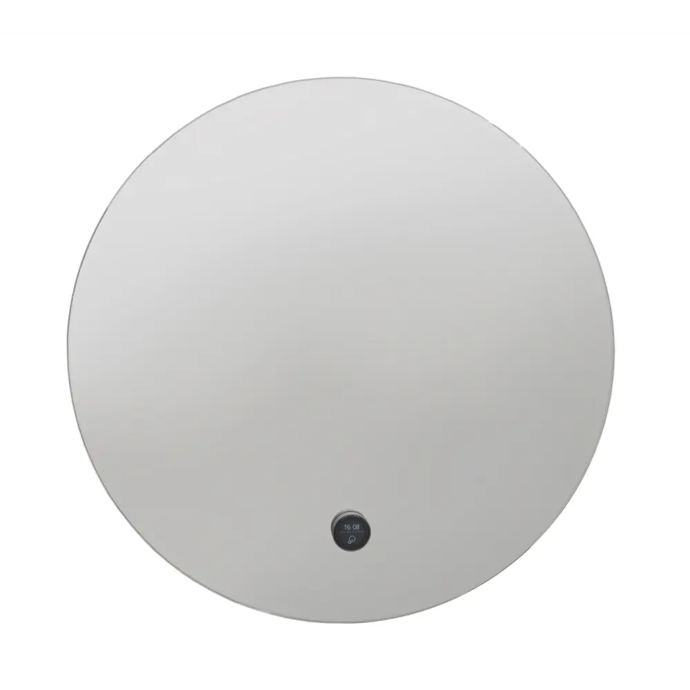 Зеркало в ванную комнату Forza 70 см круглое с подсветкой, часами, динамиком и Bluetooth Santreyd Зеркало со встроенной подсветкой STLM-2009442 - Вид №1