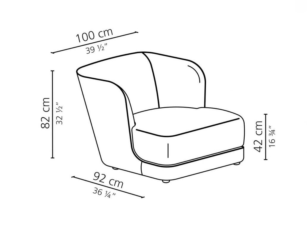 Съемное кресло из ткани Casamilano Royale ARCH-00102655 - Вид №3