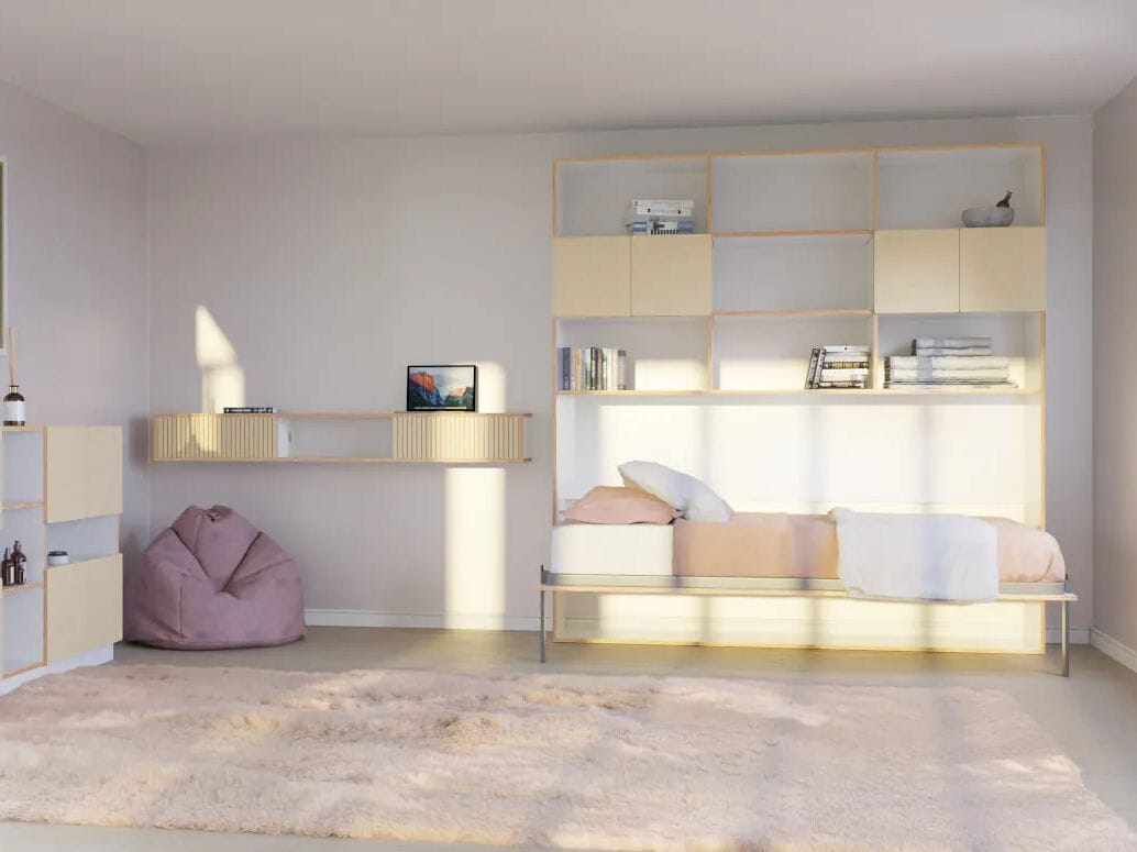 Горизонтальная выдвижная кровать Radis сетка ARCH-00065080