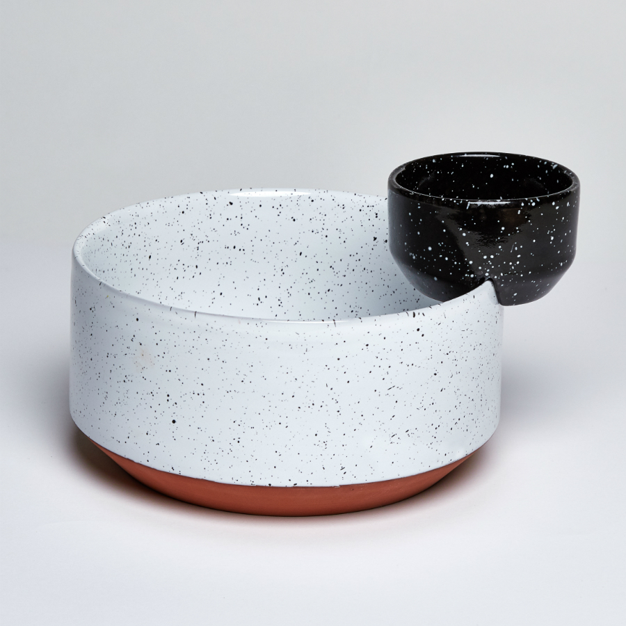 DYECLIBBW Чаша сервировочная eclipse для салата и соуса Doiy 