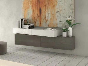 Presotto Подвесной лакированный буфет Inclinart rovere vissuto