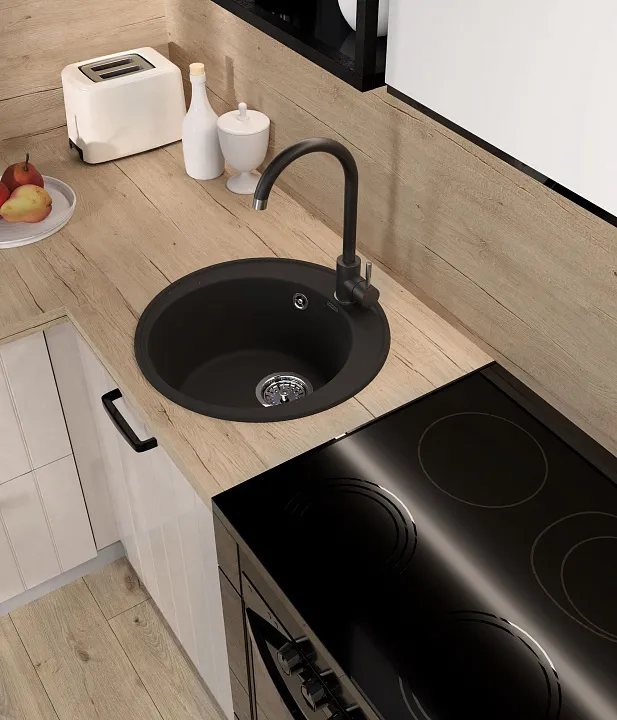 Кухонная мойка Кварц QUARZ S651 GranFest 8-S651 - Вид №5