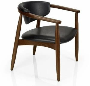 JMS Кожаный стул для ресторана с подлокотниками Joanna M956