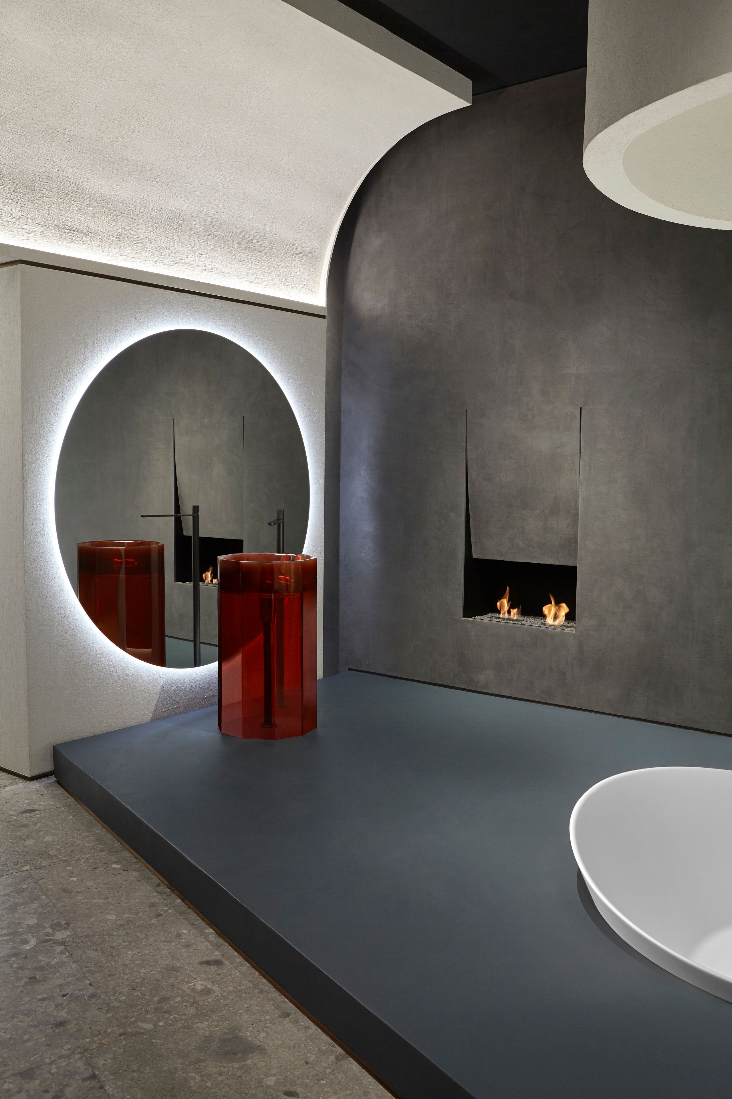 Отдельно стоящая раковина из Cristalmood® Antoniolupi VITREO ARCH-00024735 - Вид №3