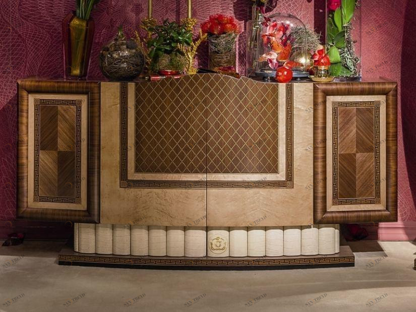 Carpanelli Буфет из лакированной древесины с распашными дверцами Arts sun-id-1418651