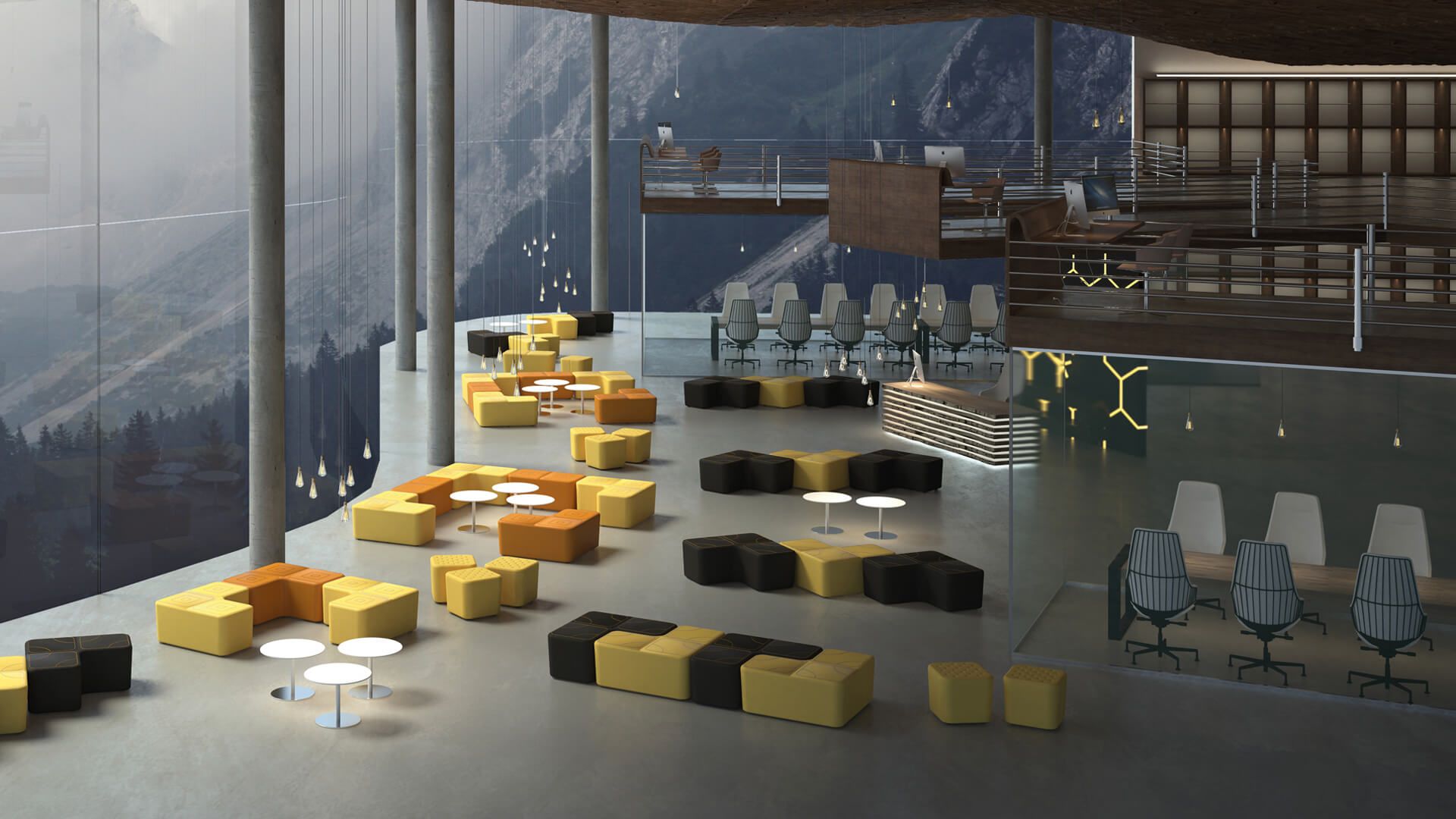 Ткань пуф Luxy пазлы ARCH-00121245 - Вид №6