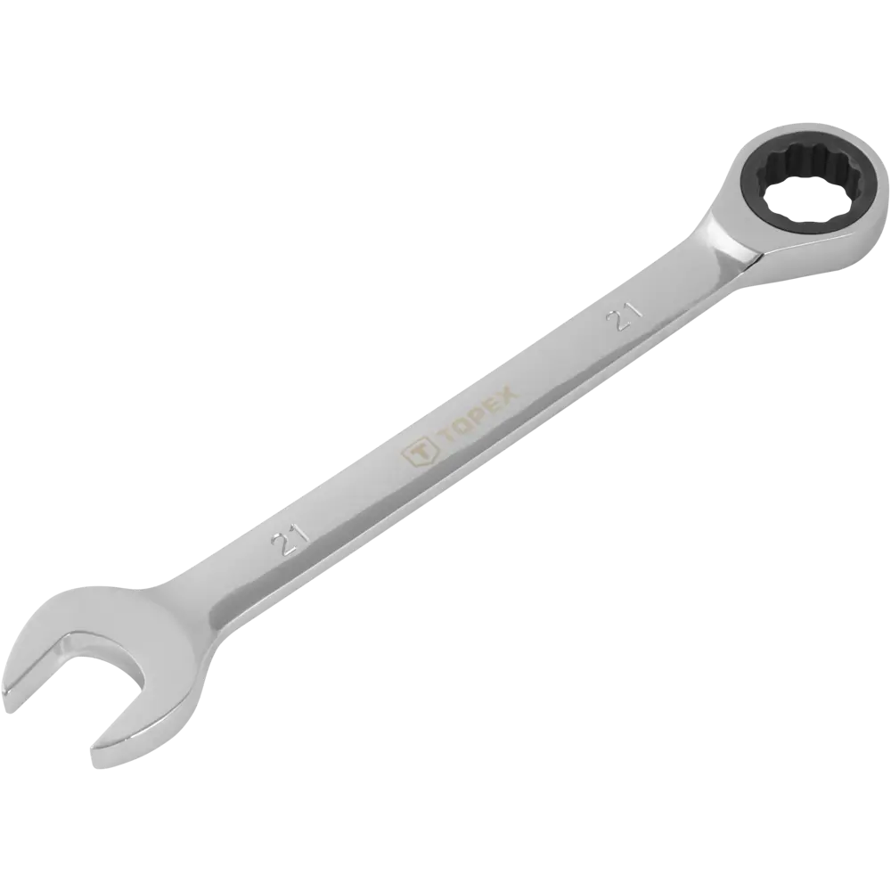 Ключ комбинированный с трещоткой Topex 35D748 21 мм STLM-2082146