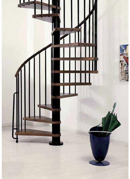 Fontanot Винтовая лестница из стали и дерева в комплекте Arkè sun-id-1380478 - Вид №1