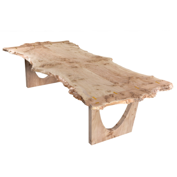 HT360 Стол Waney Edge из капа Mappa ijlbrown  - Вид №1