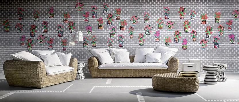 Gervasoni Садовый диван из ротанга Inout sun-id-1363769 - Вид №2