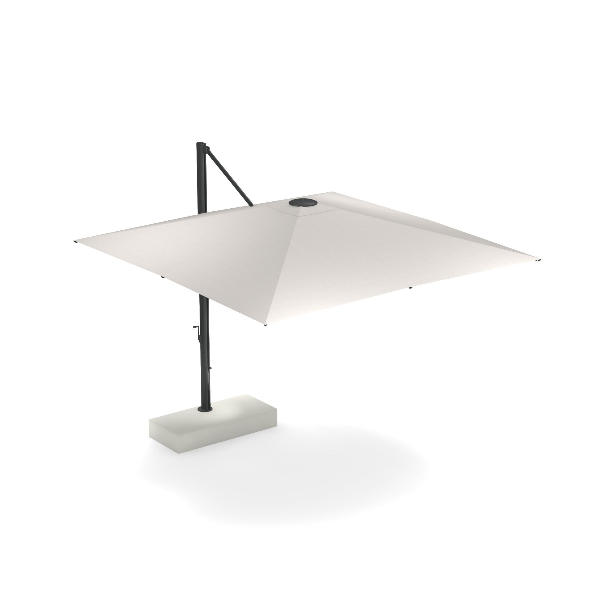 Квадратный тканевый зонтик с боковым полюсом emu Навона ARCH-00030112 - Вид №5