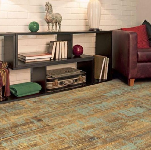 Пробка CorkStyle Wood XL Color Azurit Solar (Гладкая) 1235х200 мм 1000900021 - Вид №1