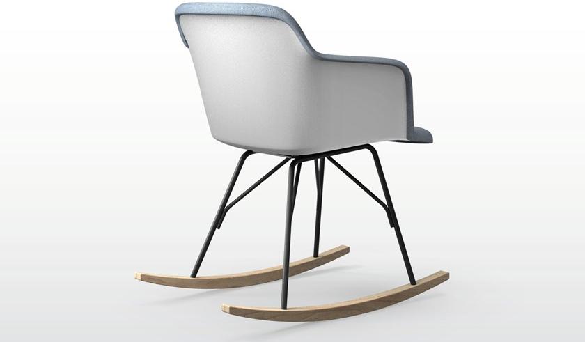 Quinti Sedute Кресло-качалка из полипропилена с подлокотниками Deep plastic sun-id-1512340 - Вид №1