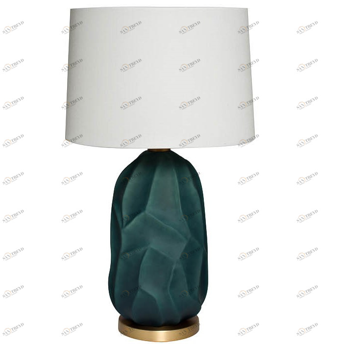 Лампа настольная плафон белый 40*75 22-87945 GARDA DECOR ВАЗА 180230 Белый;зеленый 
