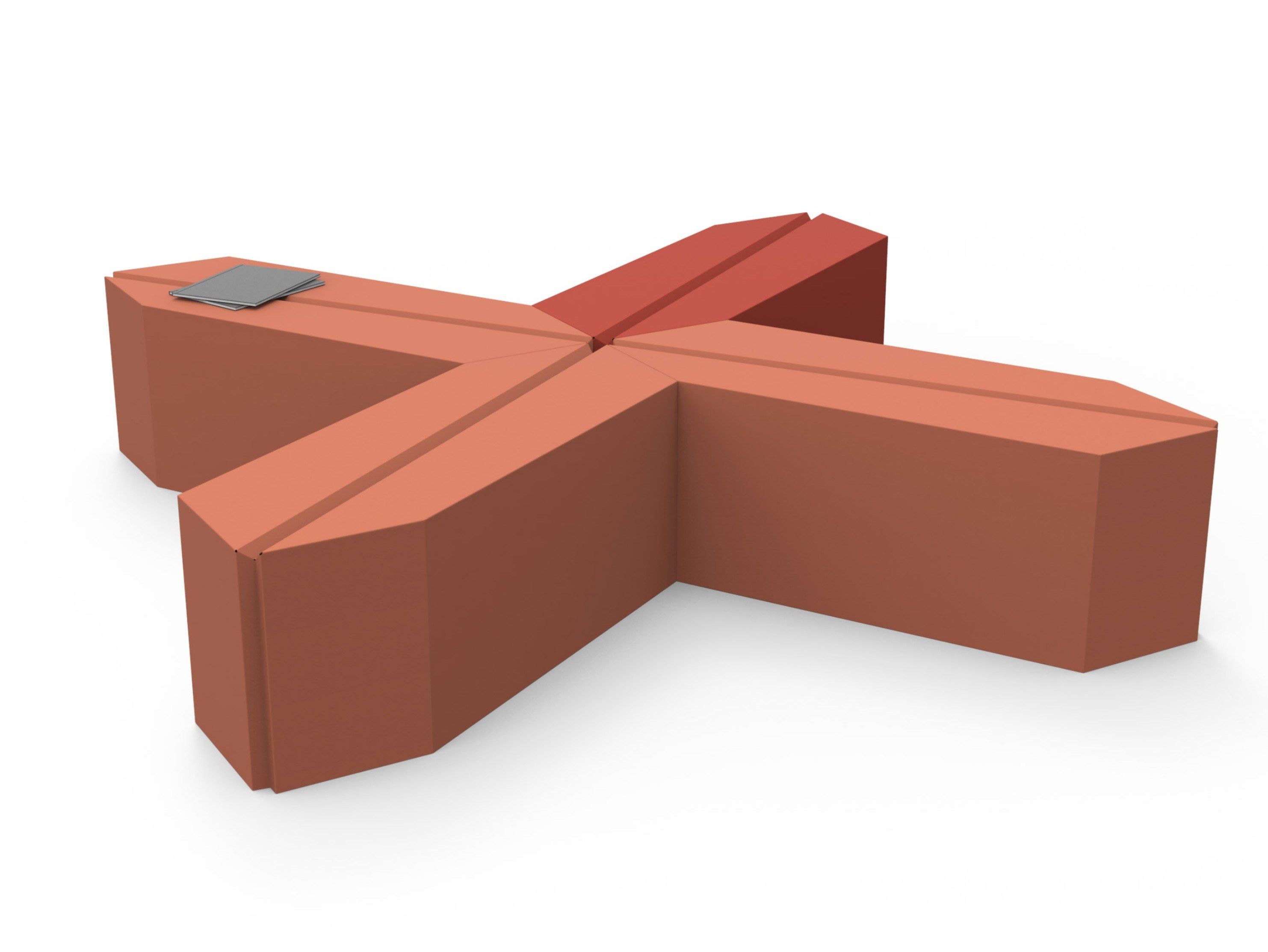 Модульная скамья из пены QM без спинки Quinze & Milan LEAF ARCH-00120653