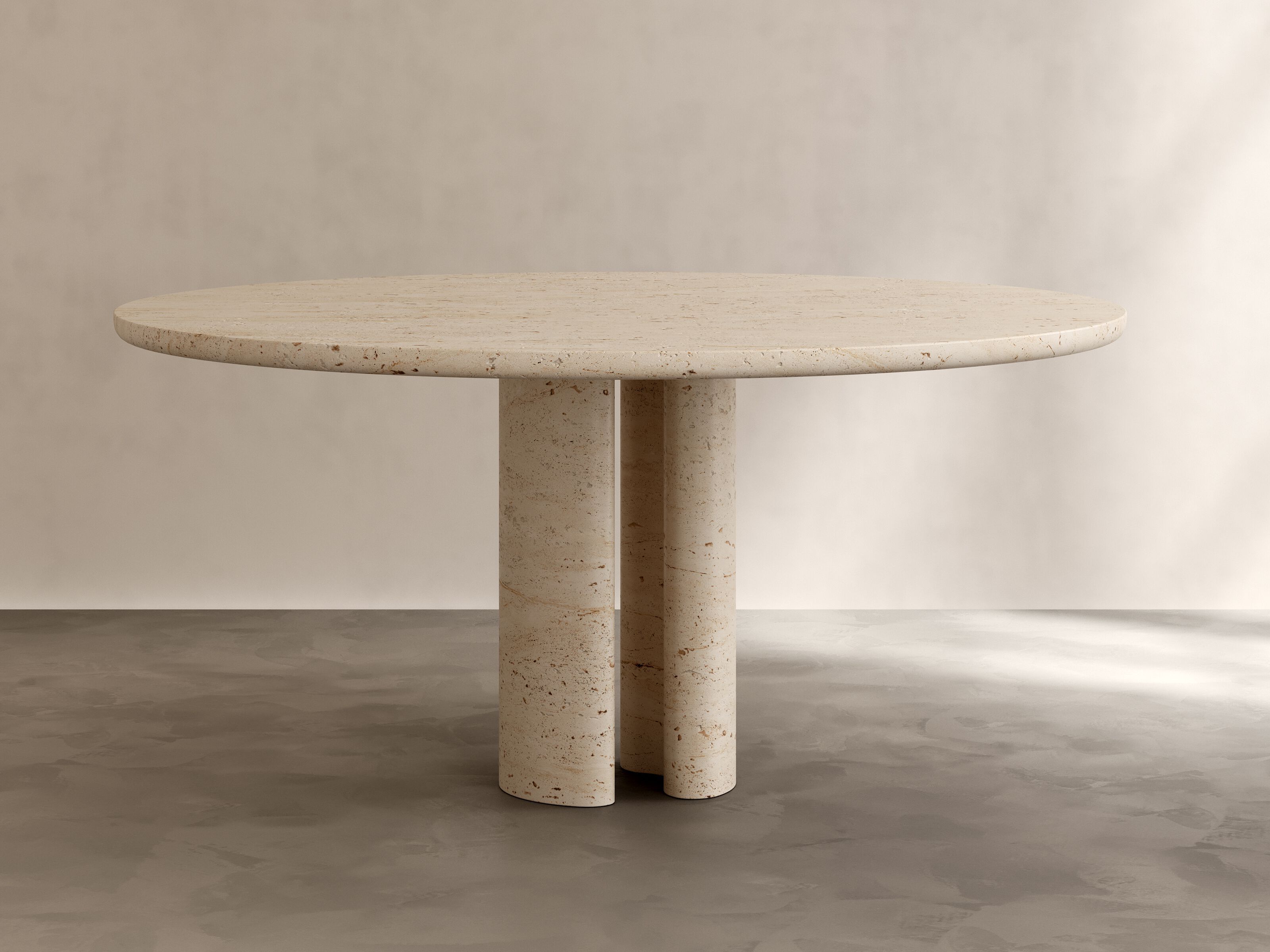 Круглый обеденный стол из натурального камня Paloma Editions Roman ARCH-00043616 - Вид №5