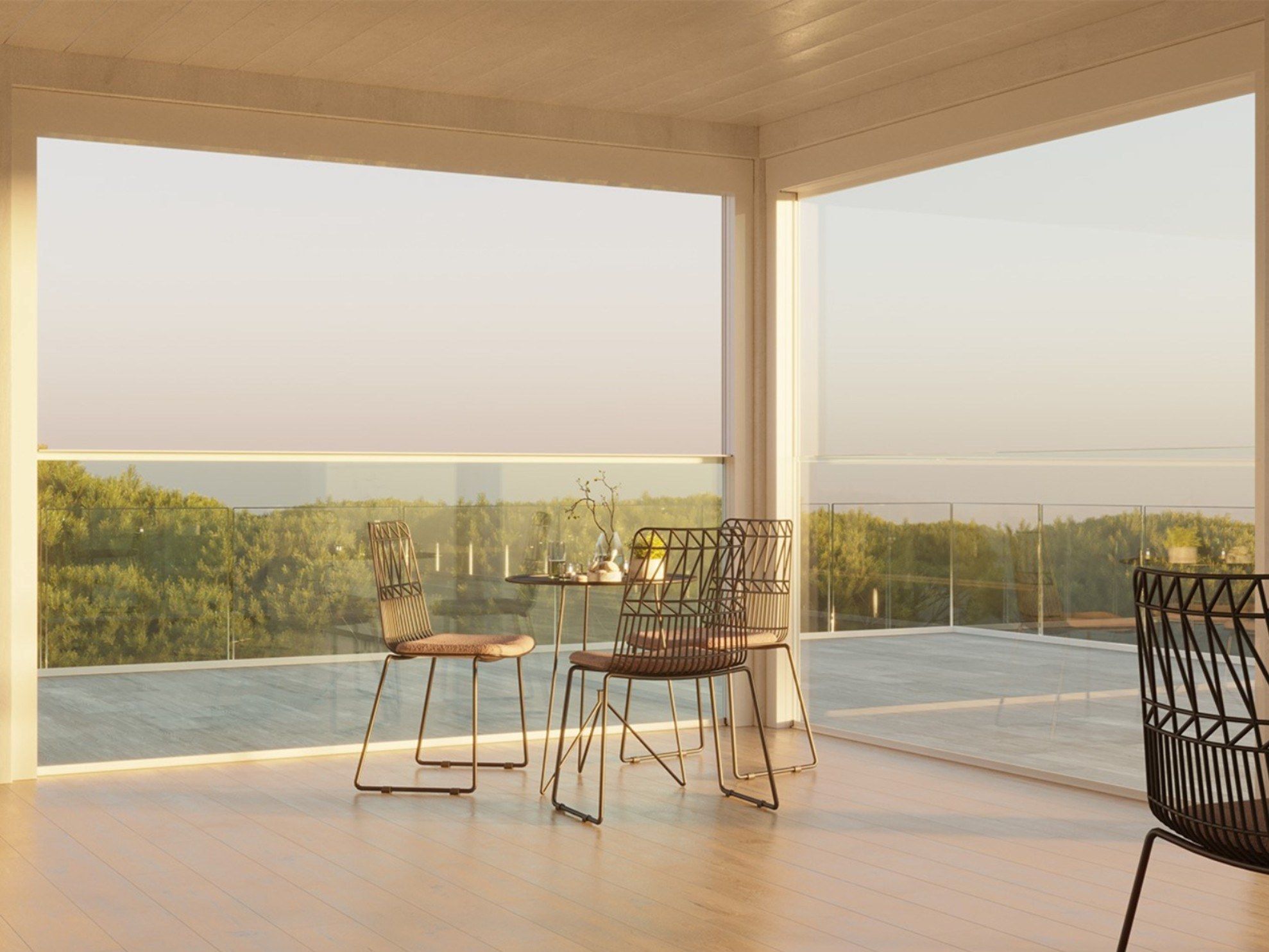 Вертикальное раздвижное окно с электроприводом Chirenti Panora ARCH-00024495 - Вид №1