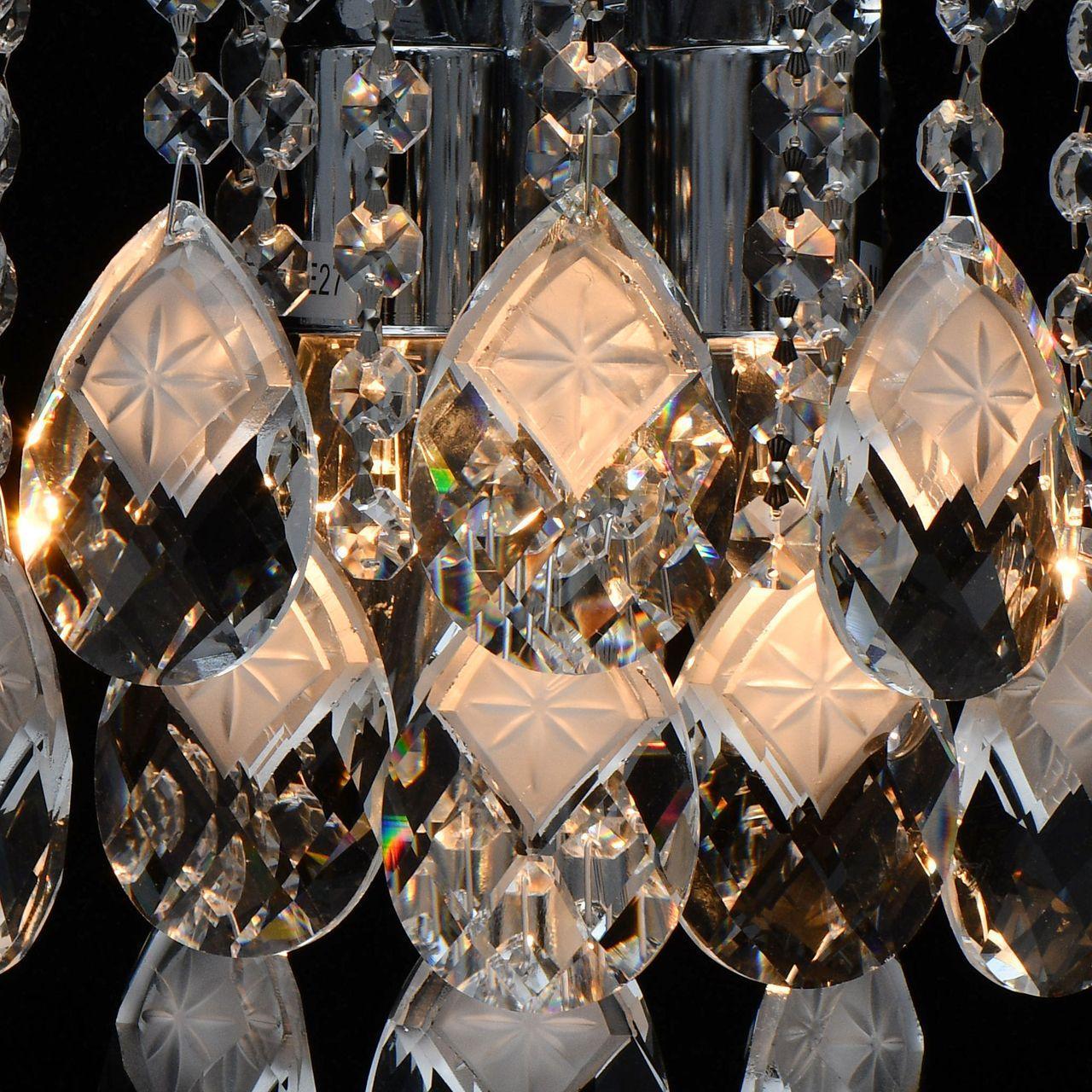 Бра настенное серебристое хром De Markt City "Бриз" 111020602 DE MARKT БРИЗ 00-3931632 Хром - Вид №3