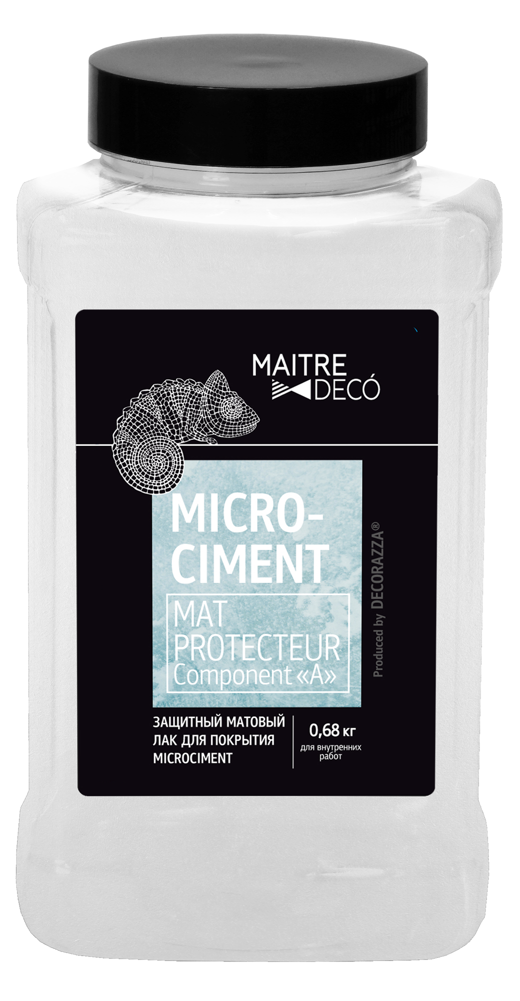 82891356 Защитный лак «Microciment Protecteur» 2 компонента 0.83 кг STLM-0037610 MAITRE DECO  - Вид №1