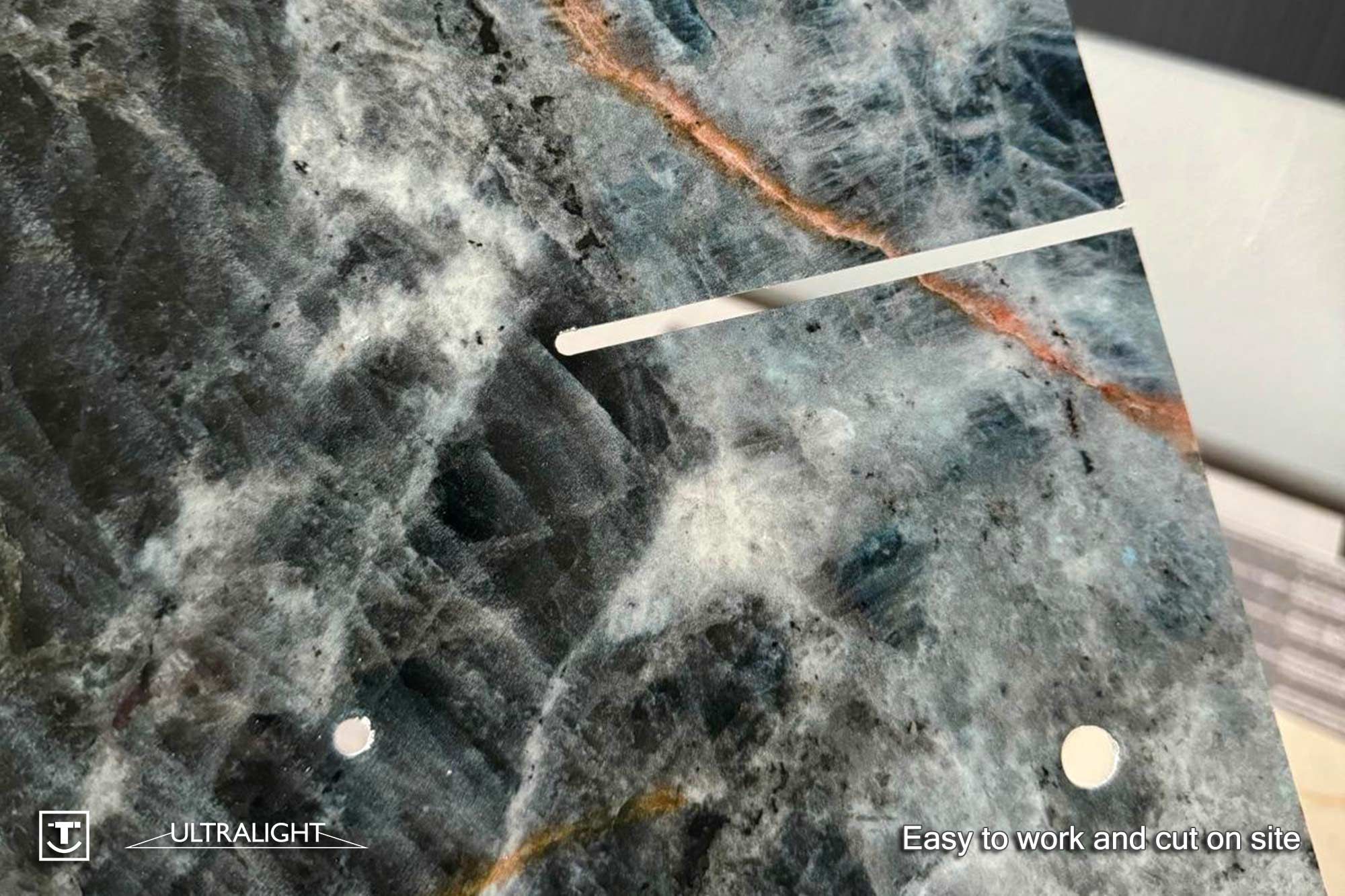 Ультратонкая алюминиевая декоративная панель Tecnografica ITACA WAVES ARCH-00008165 - Вид №6