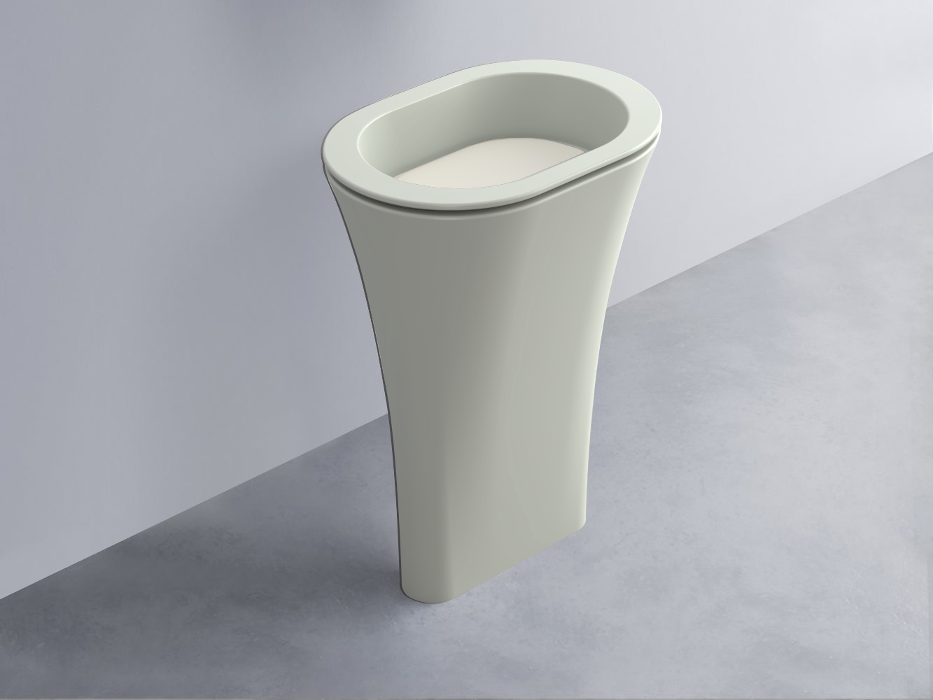 AMLA65-PM+AMPILO-TL+AMCOLO-PM Раковина Amedeo Ovale отдельностоящая cielo Enjoy + Amedeo Ceramica Cielo