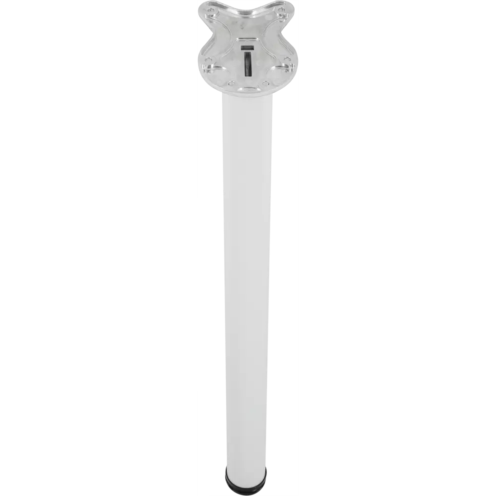 Складная мебельная ножка Edson FL-010 белая стальная 71 см 88110492 STLM-0076854