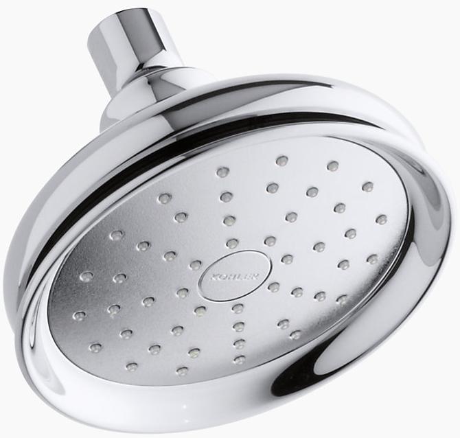 KOHLER Однофункциональная насадка для душа Fairfax 1,75 галлона в минуту с технологией всасывания воздуха Katalyst K-45412-G-CP  - Вид №1