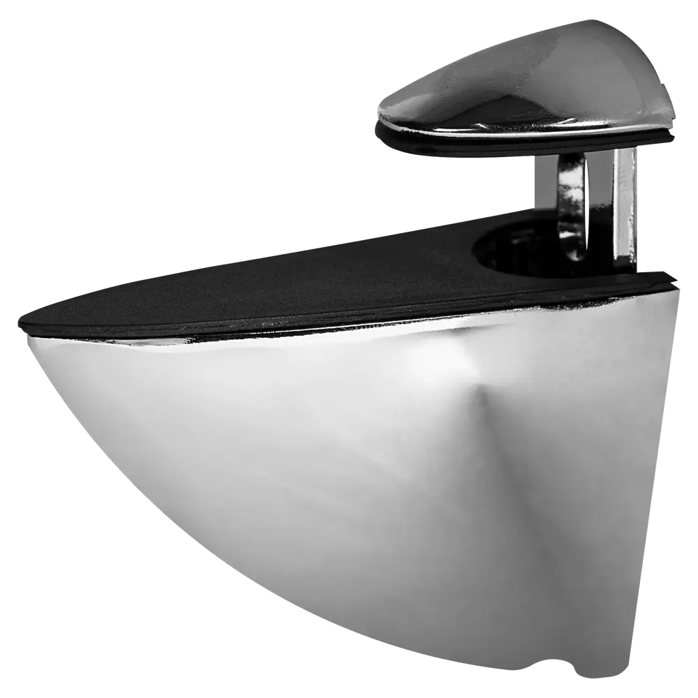 Полкодержатель Пеликан 70x27x60 мм ЦАМ цвет xром Santreyd STLM-2035157