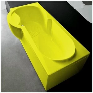 Ванна Gruppo treesse Simona V5671-SX-Z жёлтая прямоугольная правая