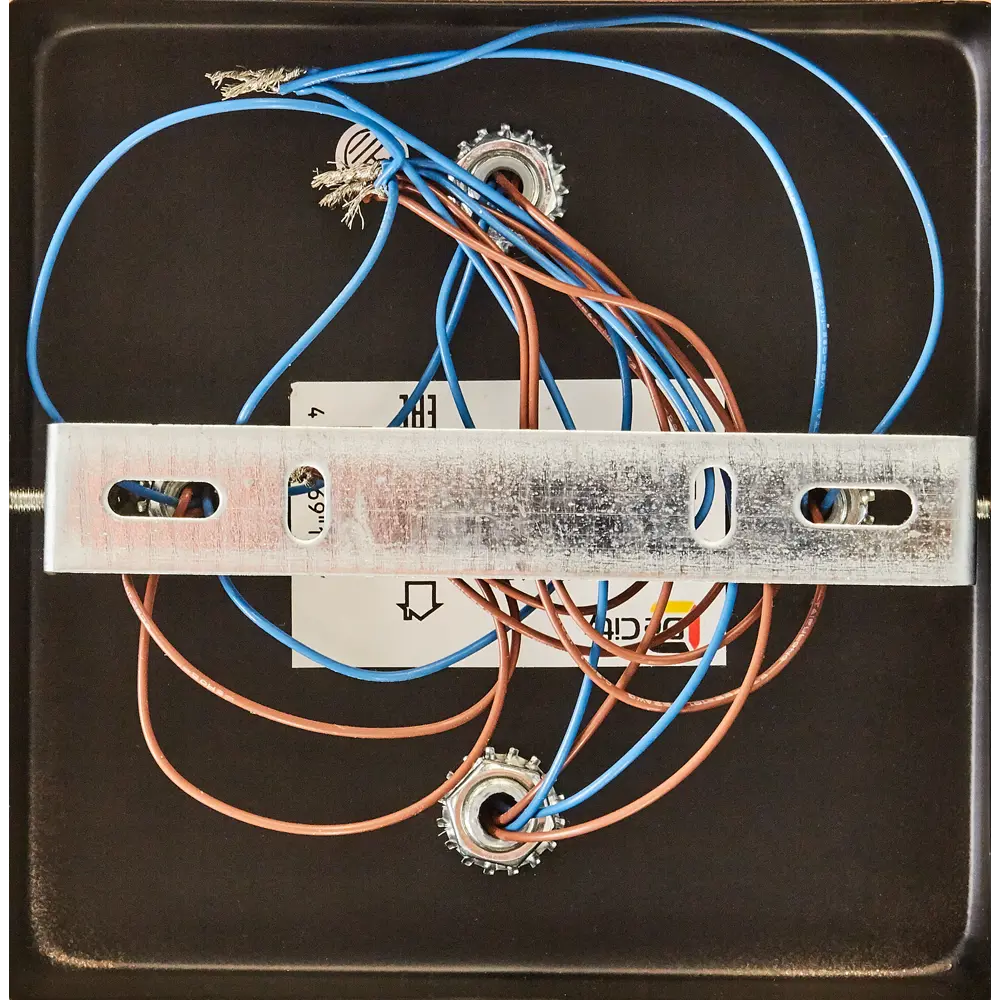 Люстра Тетро 8xE27x60 Вт, металл/стекло, цвет хром/чёрный/белый MW-Light STLM-2153372 - Вид №7