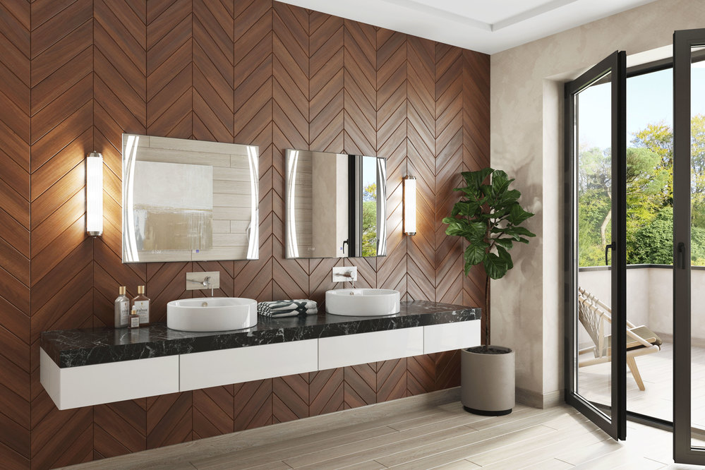 Зеркало Elen Luxe 700700⨉40⨉700 мм хром VIGO sun-id-664554 - Вид №2