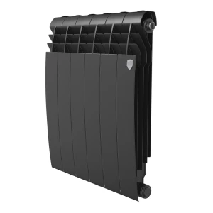 Royal Thermo BiLiner B 500 - биметаллический радиатор черный 6 секций 89426242