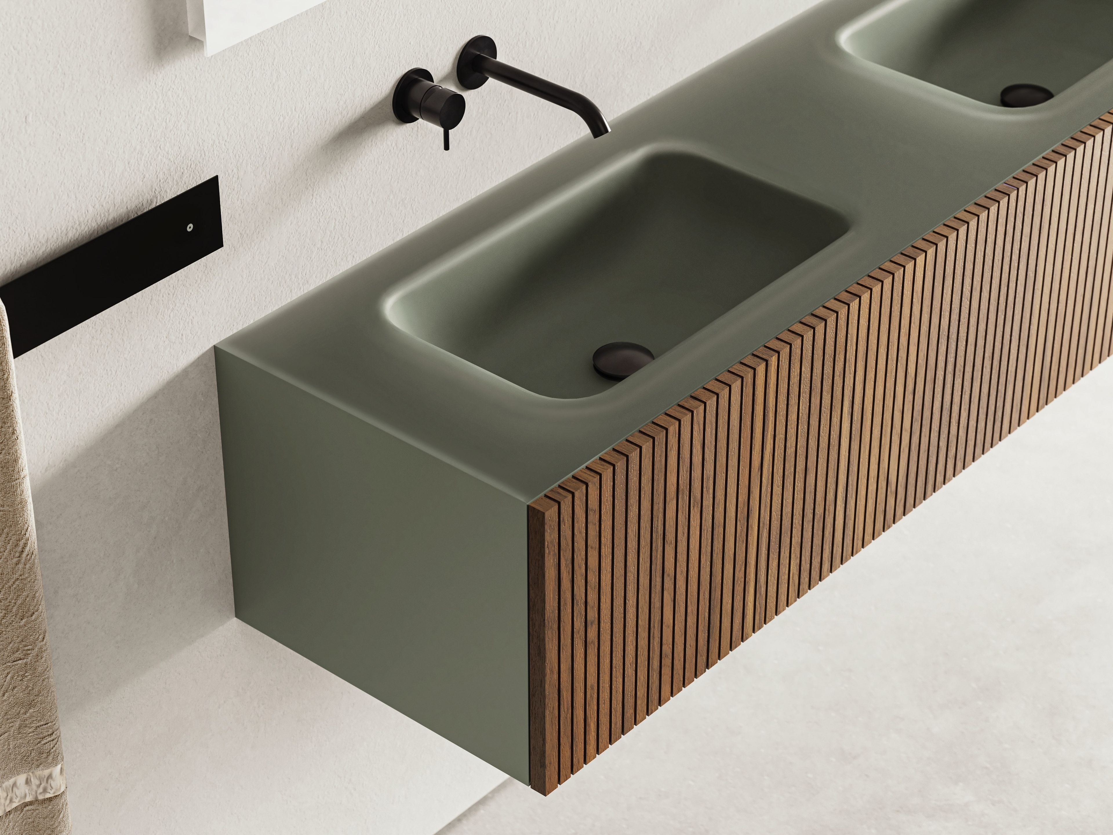 Шкаф для раковины из тикового дерева с дверцами Moab Door ARCH-00136600 - Вид №3